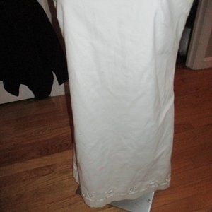 NEW WITHOUT TAGS ANN LOFT WHITE  DRESS SZ 10